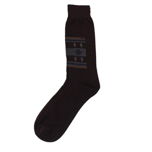 Dark Brown Foot Liner Cotton Premium Socks