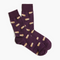 Purple Sandwich Funky Socks