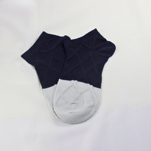 Navy Blue Warm Winter Ankle Socks