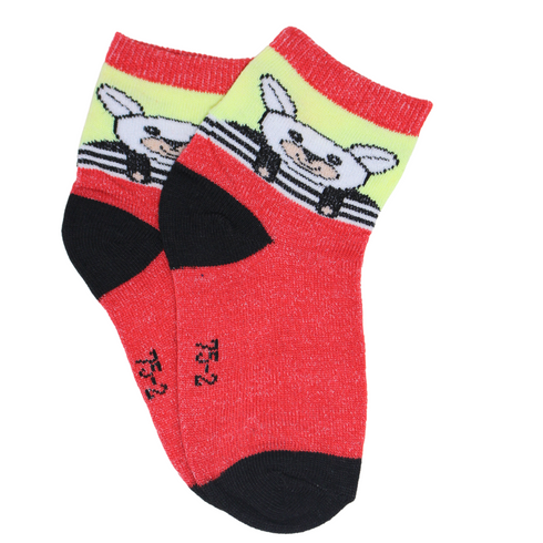Red Rabbit Kids Socks (6-8 Years)