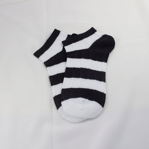 Furor White Stripe Winter Ankle Socks