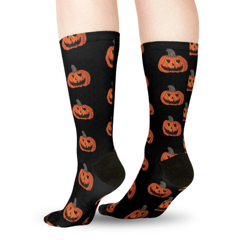 Grey Halloween Funky Socks