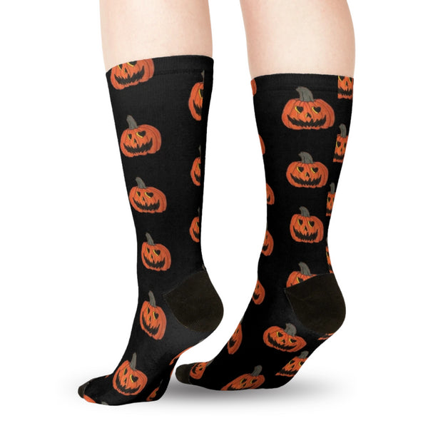 Grey Halloween Funky Socks