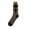 Khaki Mens Solid Cotton Premium Socks