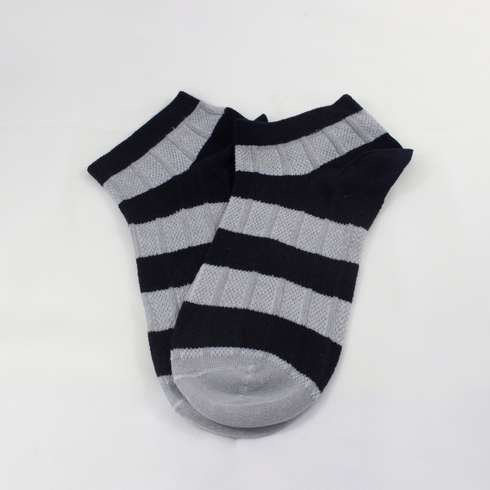 Furor Black Stripe Winter Ankle Socks