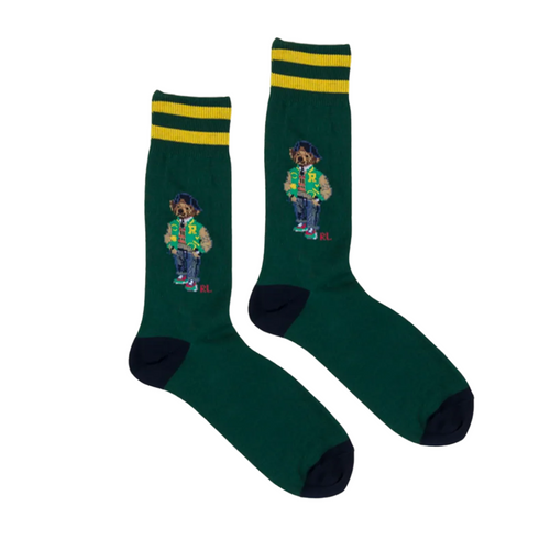 RL Green Polo Crew Socks