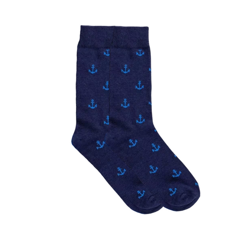 Blue Anchor Funky Socks