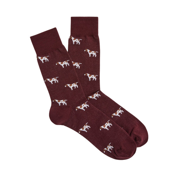 Snowfall Dog Funky Socks