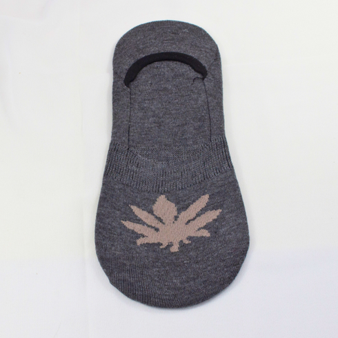 Charcoal Footsies No Show Invisible Socks