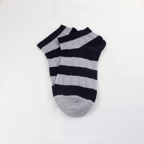 Furor Black Stripe Winter Ankle Socks