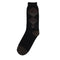 Black Mens Solid Cotton Premium Socks