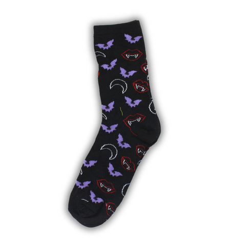 Vampire Bats Moon Funky Socks