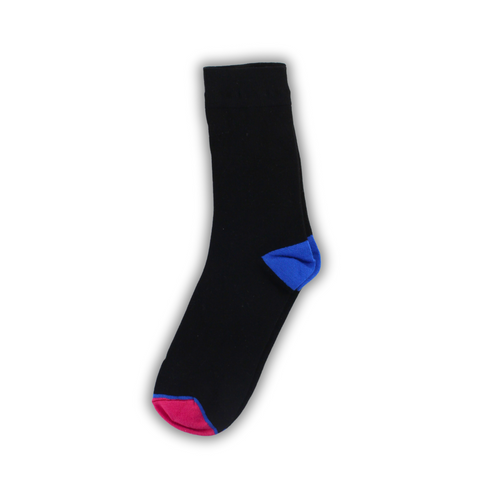 Blue Spotted Crew Length Funky Socks