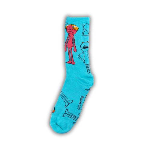 Blue And Pink Lost Soul Funky Socks