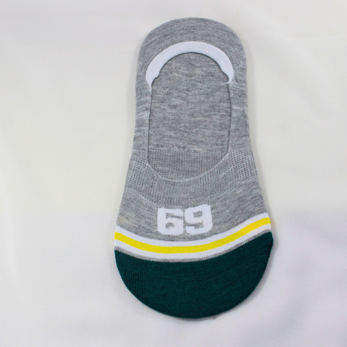 Casual Cotton Loafer Socks Grey