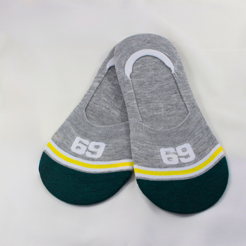 Casual Cotton Loafer Socks Grey