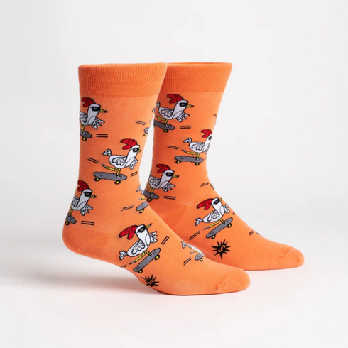 Red Chicken Funky Socks