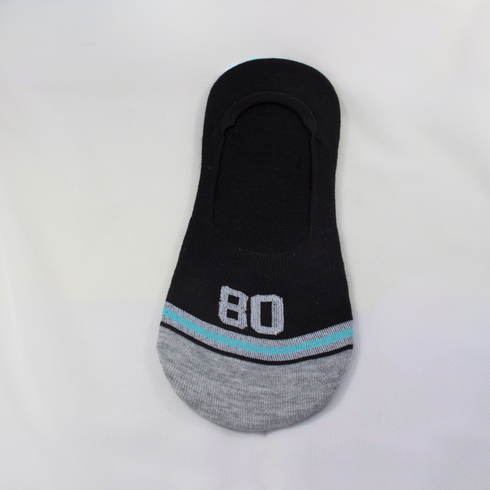 Casual Cotton Loafer Socks Black
