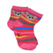 Pink Multi Lines Teddy Kids Socks (6-10 Years)