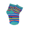 Blue Multi Lines Teddy Kids Socks (6-10 Years)