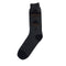 Grey Mens Solid Cotton Premium Socks