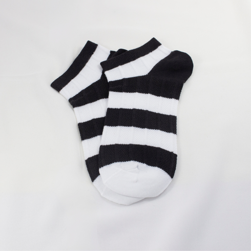 Furor White Stripe Winter Ankle Socks