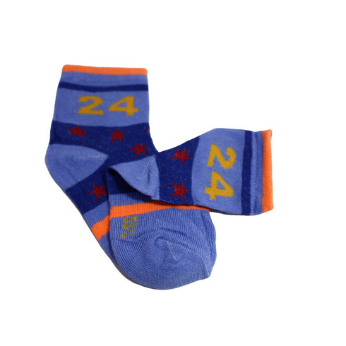 Purple Stars kids Socks (6-8 Years)