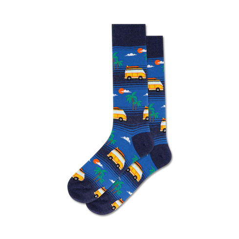 Beach Van Funky Socks