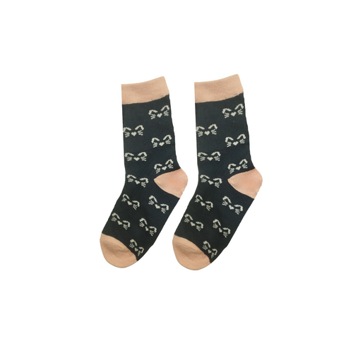 Blooming Patterned Kids Socks (8-10 Years)