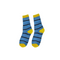 Blue Striped Kids Socks (4-6 Years)