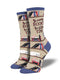 Brown Time for a Good Book Funky Socks