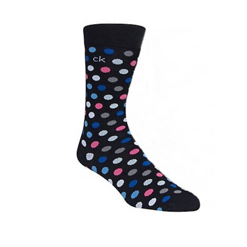 CK Black Polka Dots Crew Socks