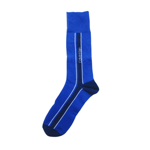 CK Blue Stripe Crew Socks