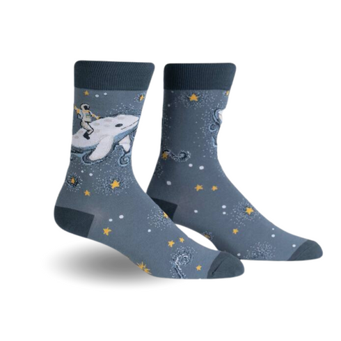 Cosmic Cetacean Funky Socks