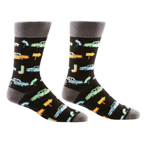 Eighties Vintage Cars Funky Socks
