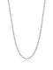 Figaro Silver Stainless Steel Curb Chain