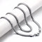 Flat Stainless Steel Snake Silver Chain