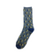 Grey Dots Crew Socks