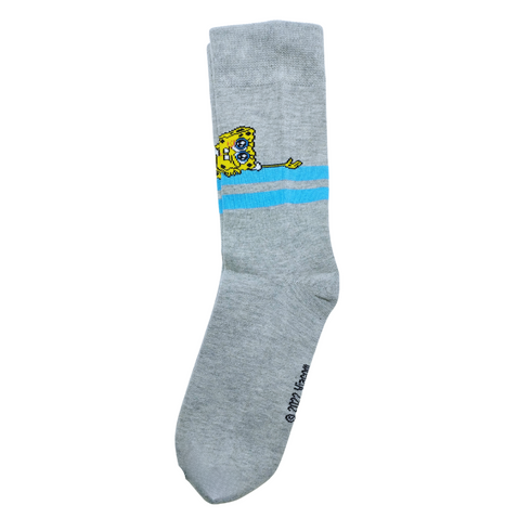 Grey SpongeBob Funky Socks