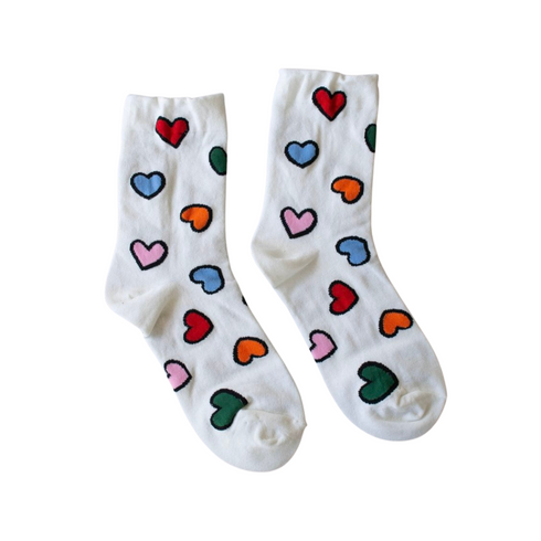 Love Heart Funky Socks