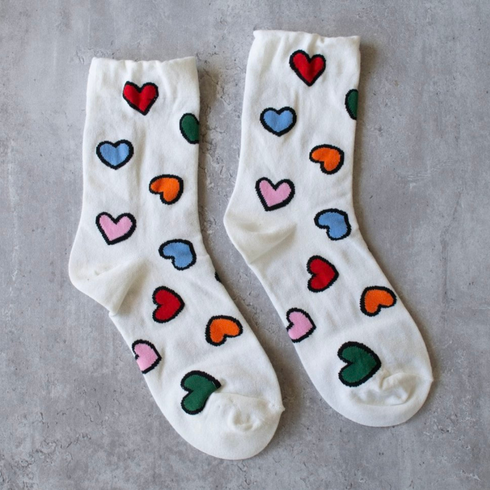 Love Heart Funky Socks
