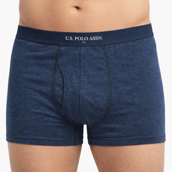Men’s Polo Boxer Brief – Navy Blue