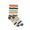 Multi Striped Lines Funky Socks