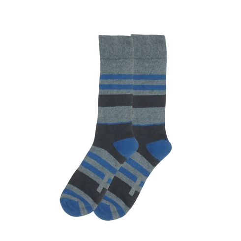 Multi lines Light Gery Funky Socks