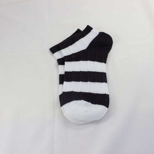 Furor White Stripe Winter Ankle Socks