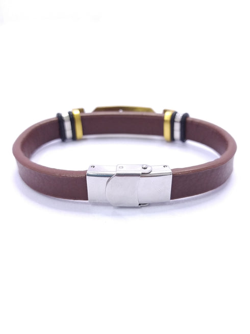 Nike Brown Leather Bracelet