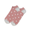 Pink Flower Ankle Socks