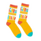 Bookshelf Funky Socks