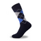 Premium Quality Blue Argyle Crew Socks