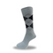Premium Quality Light Grey Argyle Crew Socks